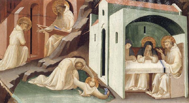 Lorenzo Monaco Incidents from the Life of Saint Benedict oil painting image